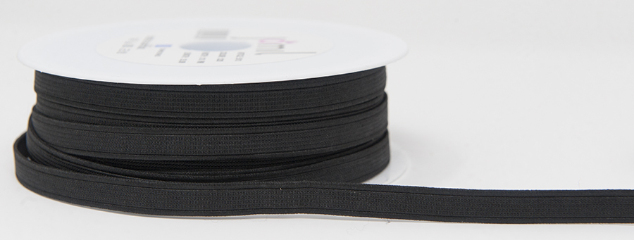 10mm Elastic Black